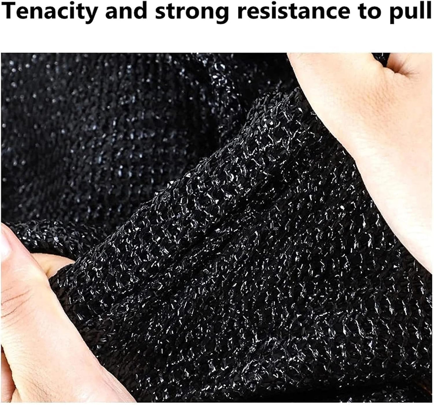 ZS - Black Sunshade Net with Grommets 2m x 4m