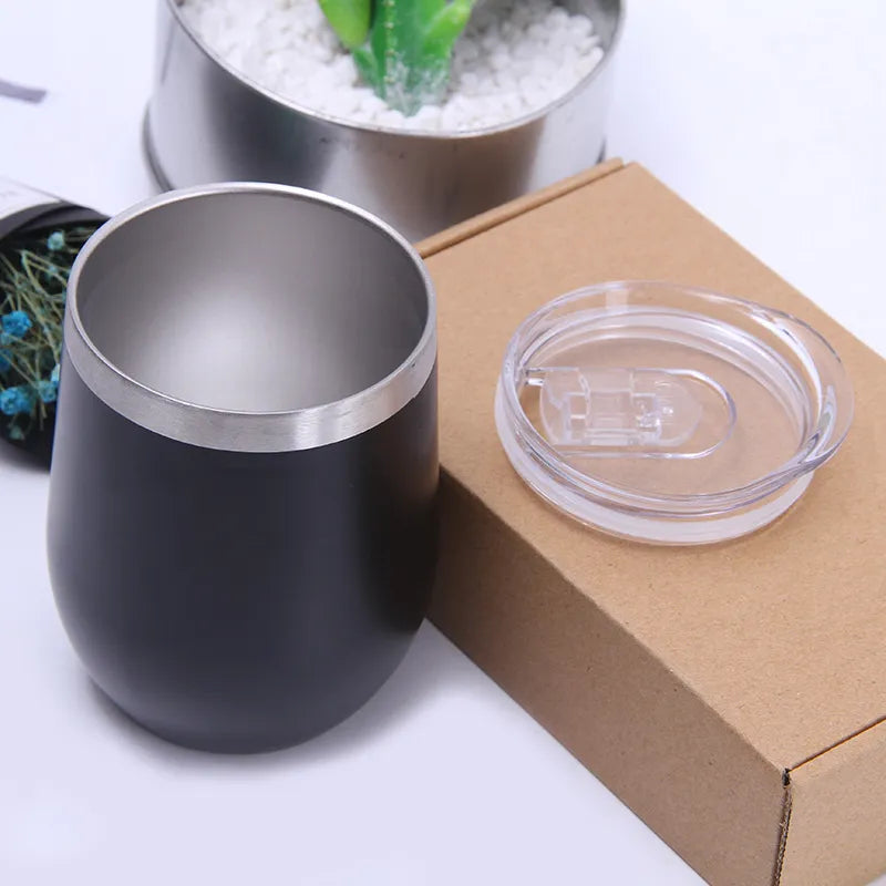 ZS - 350ml/12oz Stainless Steel Insulated Travel Mug With Lid