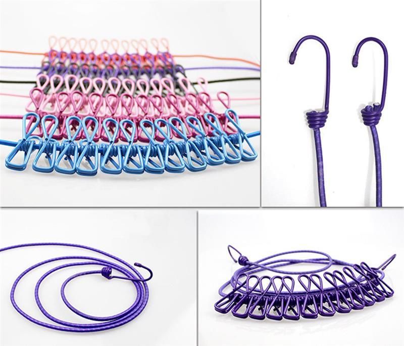 ZS - Camping Home Laundry Line Elastic Clothesline