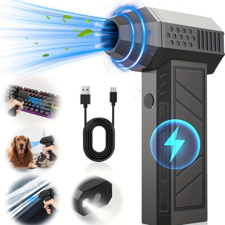 ZS - High-Speed Electric Air Duster - Multi-Purpose Turbo Fan for Cleaning