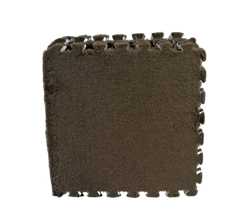 ZS - 10 Pieces Fluffy Puzzle Foam Floor Mat