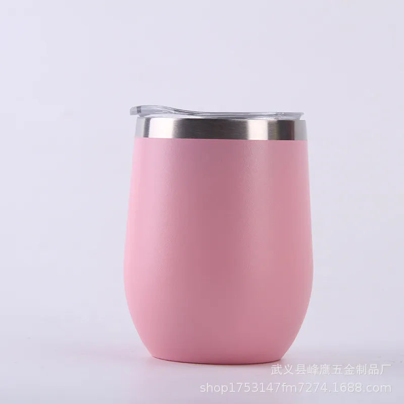 ZS - 350ml/12oz Stainless Steel Insulated Travel Mug With Lid