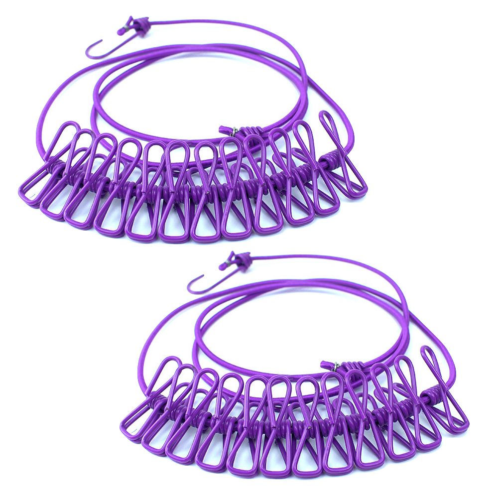 ZS - Camping Home Laundry Line Elastic Clothesline