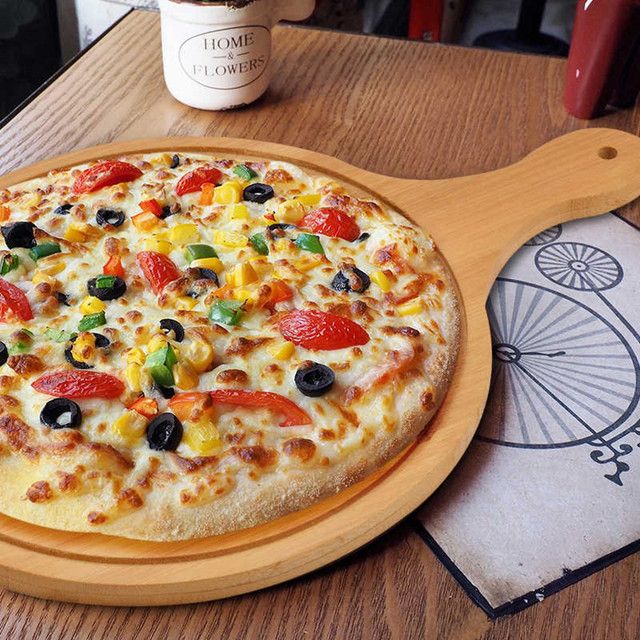 ZS - Bamboo Fruit Plate - Pizza Board - Cheese Board