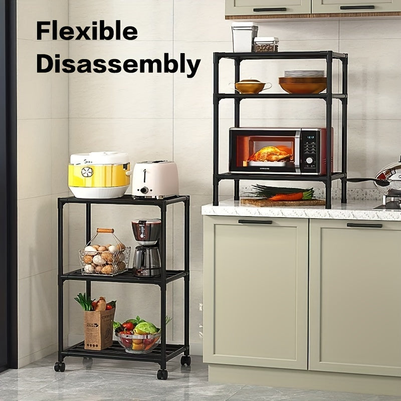 ZS - 6-Tier Multi-Functional Kitchen Storage Rack with Wheels
