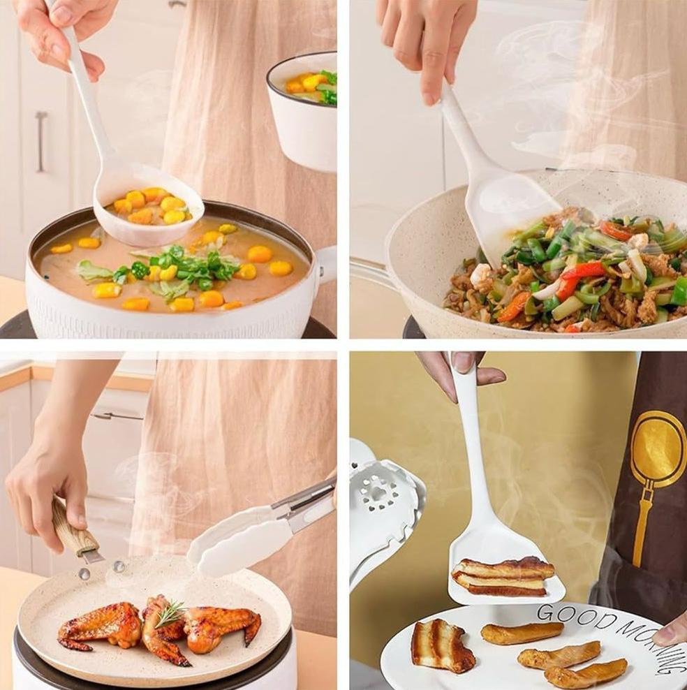 ZS - 18 Pcs Silicone Kitchen Tools Utensils