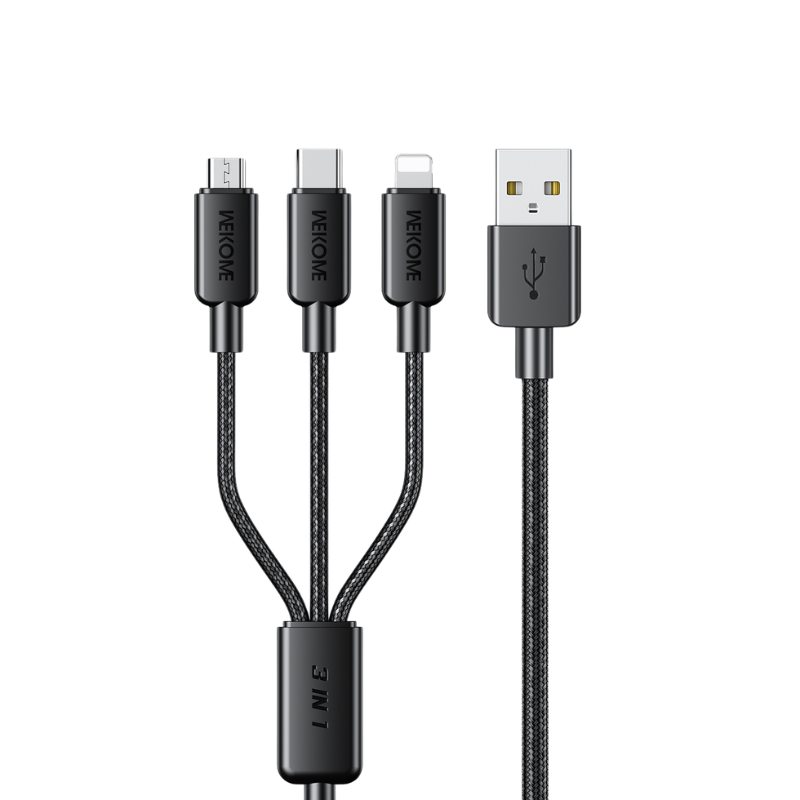 ZS - Charging Cable – Wekome WDC-04th Pop Series Fabric 3-in-1