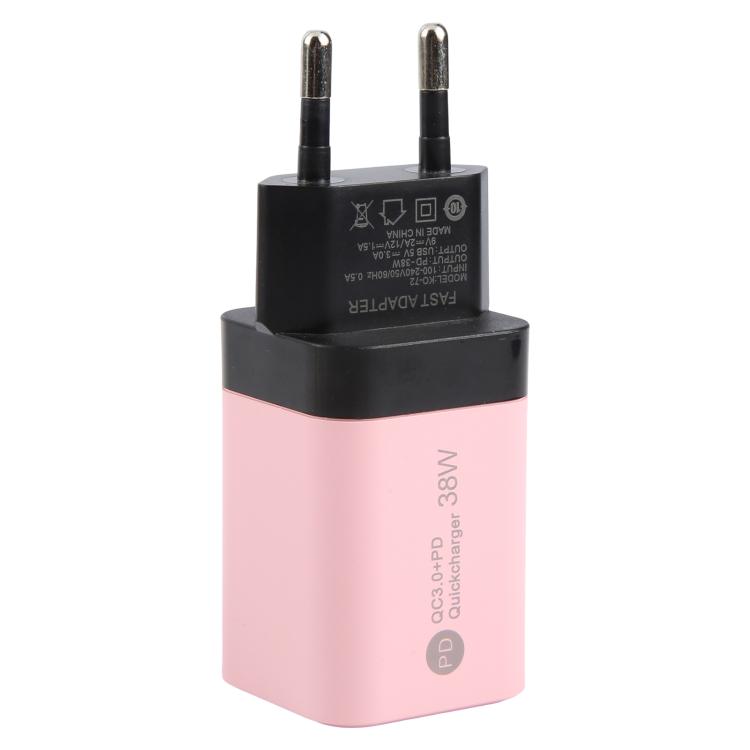 ZS - 38W QC3.0 USB and USB-C / Type-C PD Quick Charger