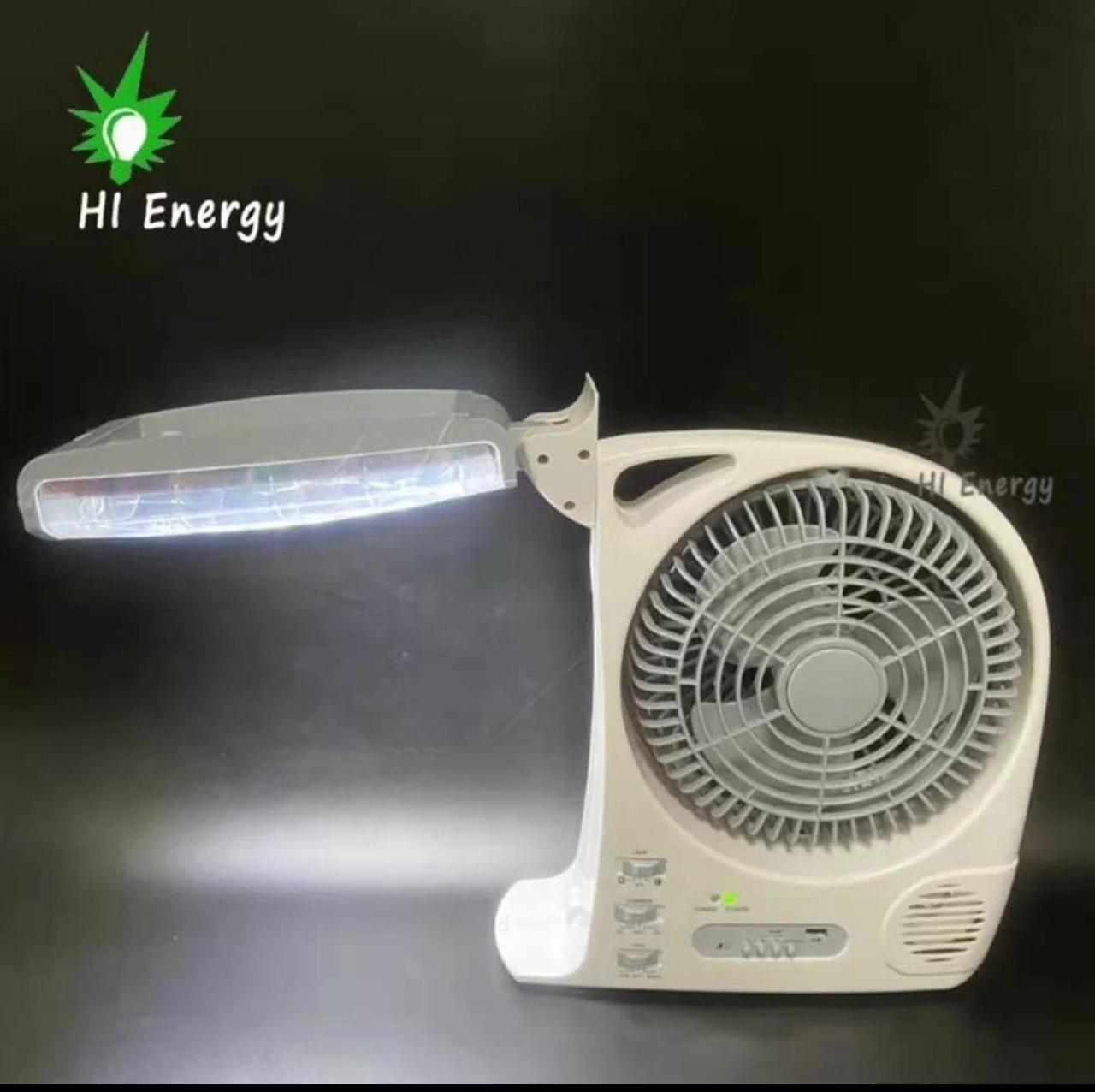 ZS - GD-8028 6 in 1 Rechargeable Solar Fan
