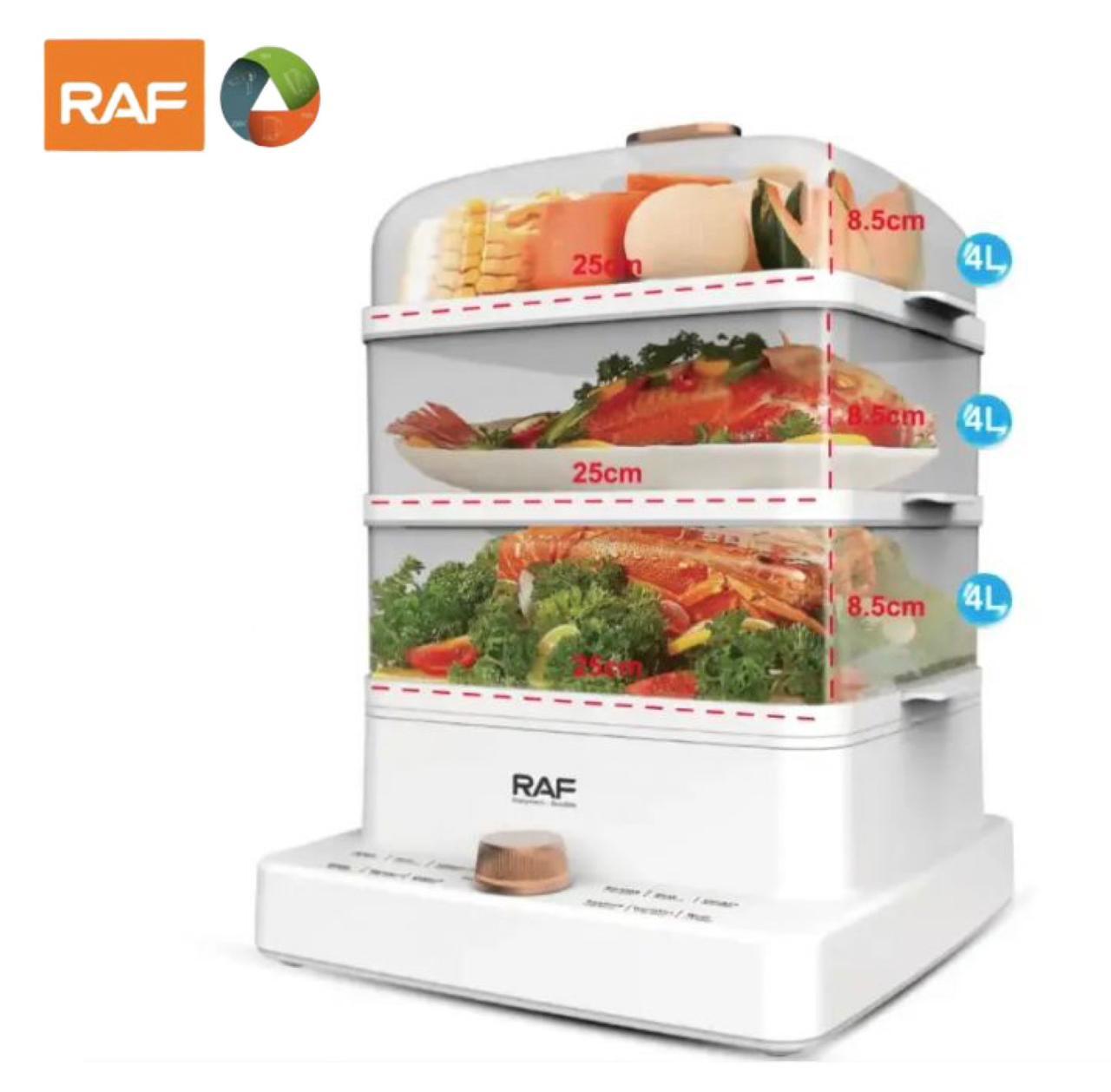 ZS - RAF Electrci Food Steamer 3 - Tier