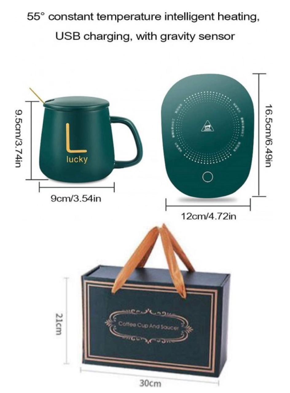 ZS - Ceramic Coffee Cup with Heating Pad