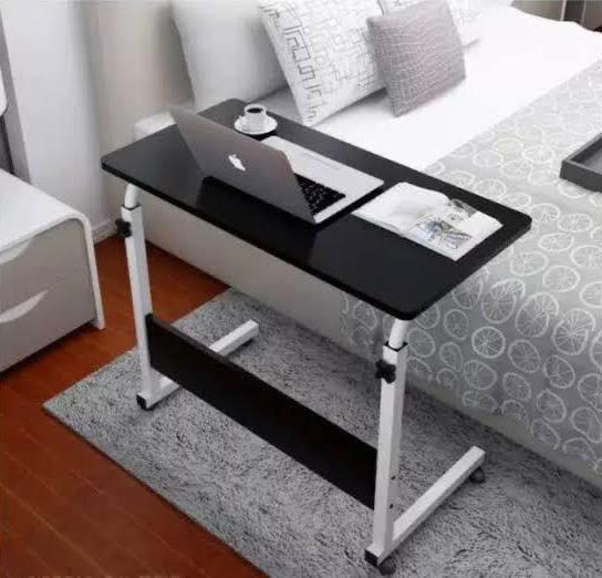 ZS - Portable Laptop Desk With Adjustable Stand & Wheels