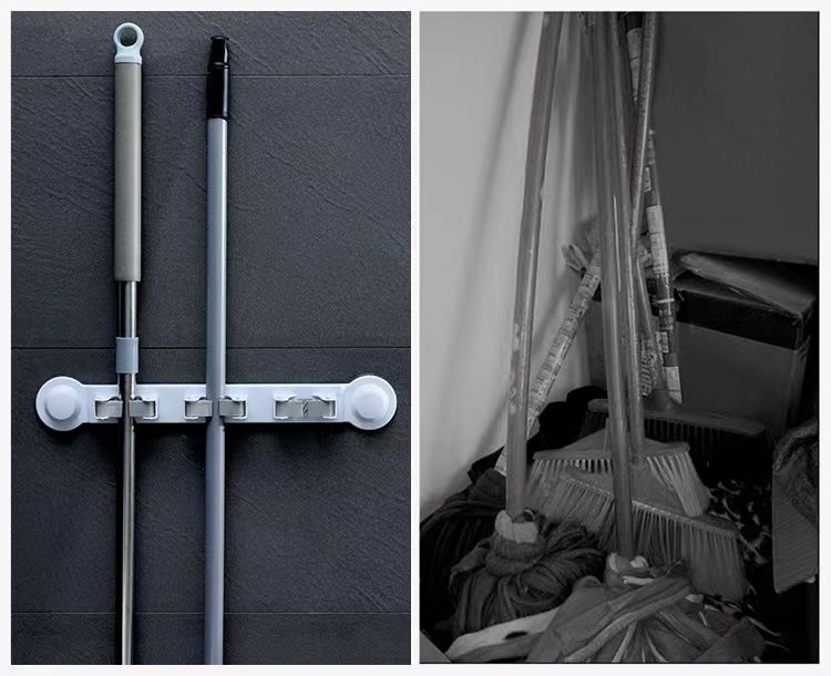 ZS - Triple Broom/Mop Holder