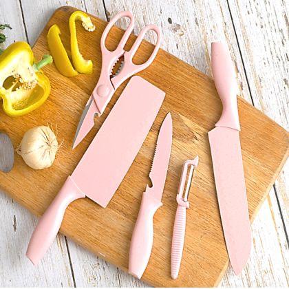 ZS - 6pcs Block Knife Set - Green