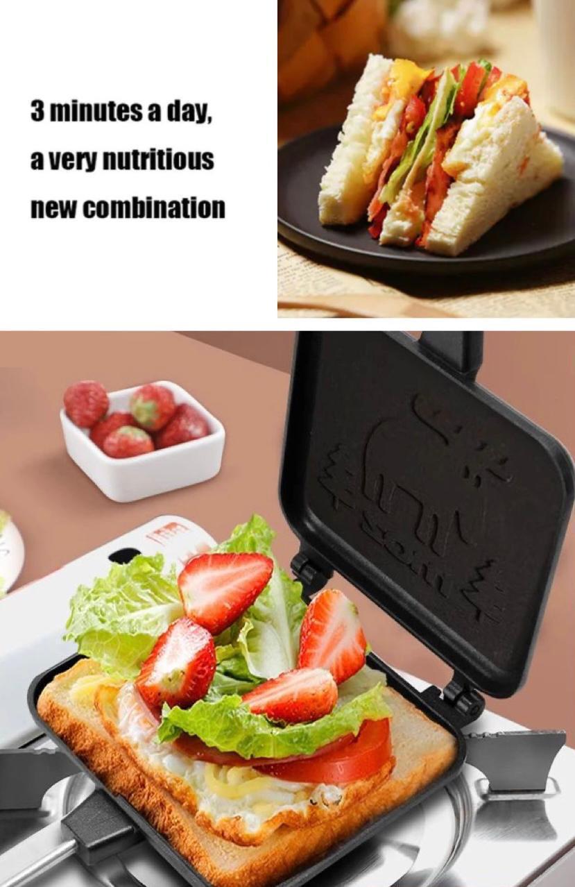 ZS - Sandwich Maker With Cool Touch Handle