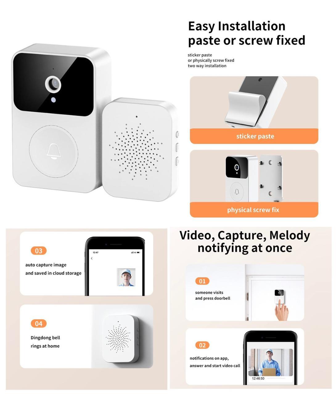 ZS - Video Doorbell Wireless