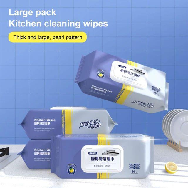 ZS - Kitchen Cleaning Wipes 80pcs Pack