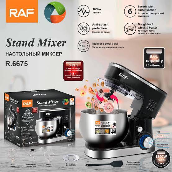 ZS - RAF 3-IN-1 8L Stand Mixer