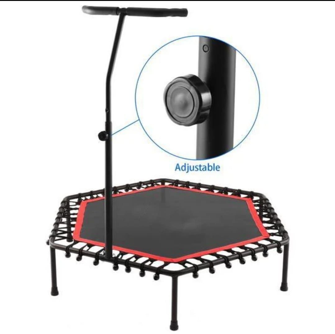 ZS -48 Inch Fitness Trampoline/Rebounder with Adjustable Handle