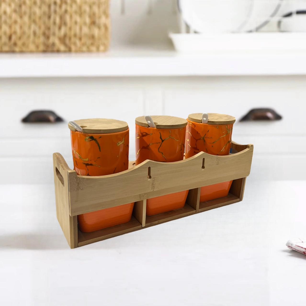 ZS - 6 Pieces Condiment/Seasoning Jar Set