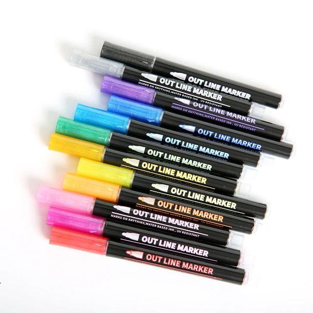 ZS - Magical Outline Markers 12pcs Pack