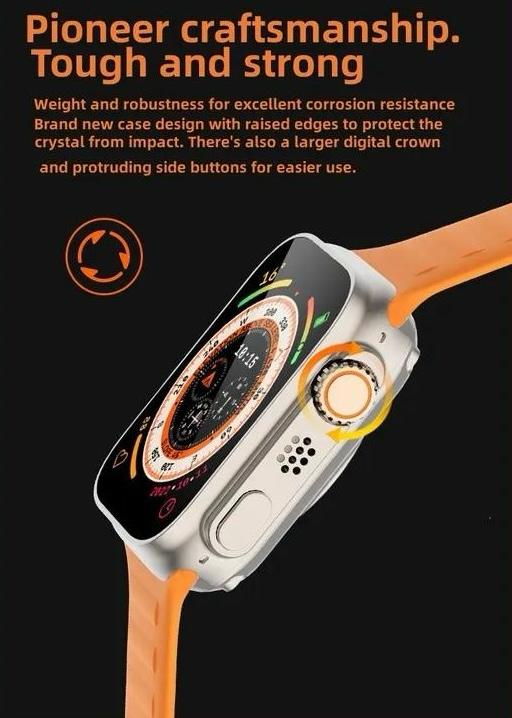 ZS - ULTRA-8 SMART WATCH + 7 STRAPS