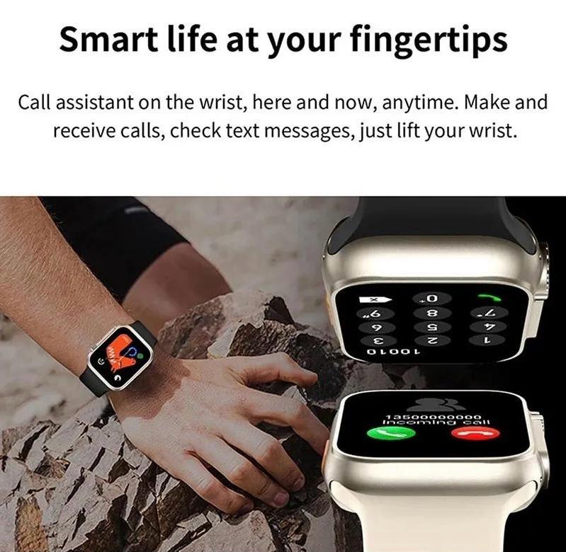 ZS - ULTRA-8 SMART WATCH + 7 STRAPS