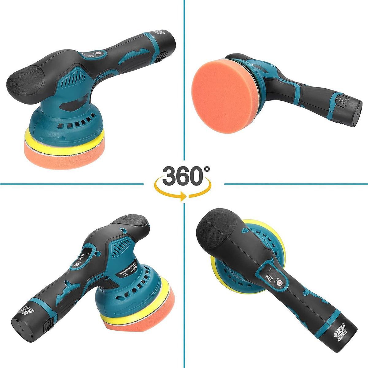 ZS - Car Polishing Machine 8 Speed Levels Adjustable CORDLESS