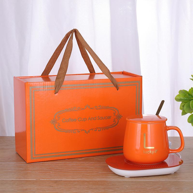 ZS - Ceramic Coffee Cup with Heating Pad