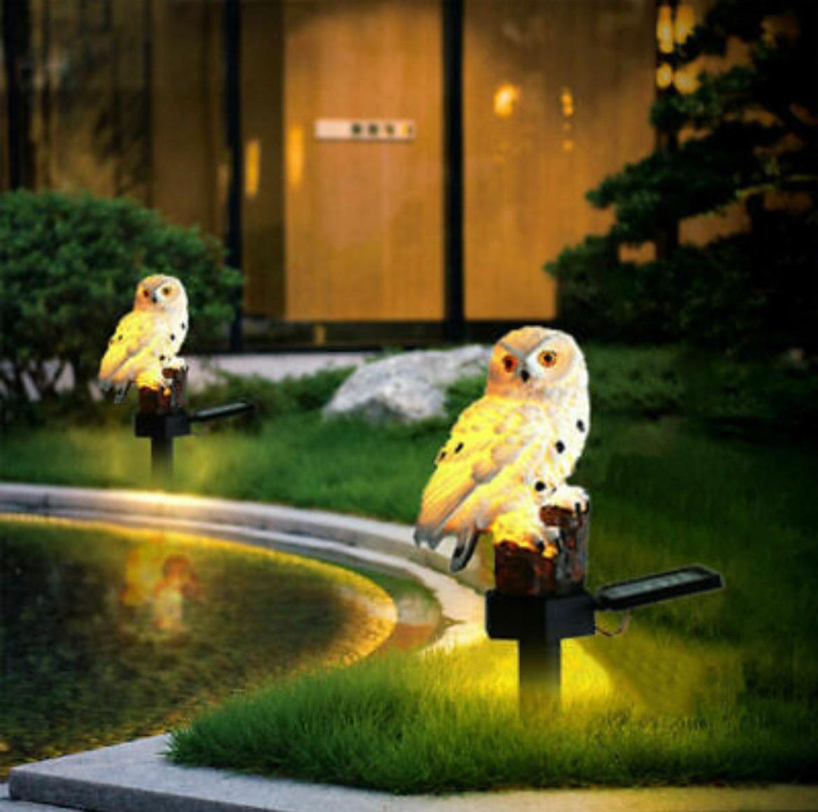 ZS - Bird Statue Solar Light - Owl