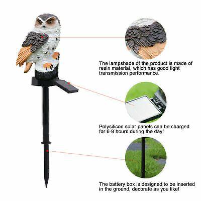 ZS - Bird Statue Solar Light - Owl