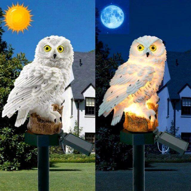 ZS - Bird Statue Solar Light - Owl