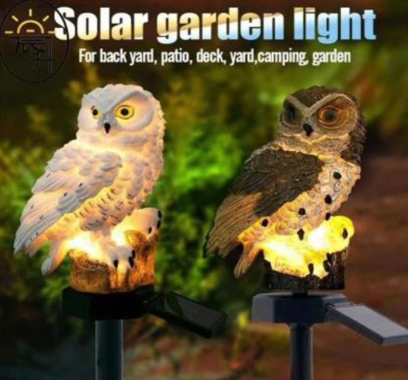 ZS - Bird Statue Solar Light - Owl