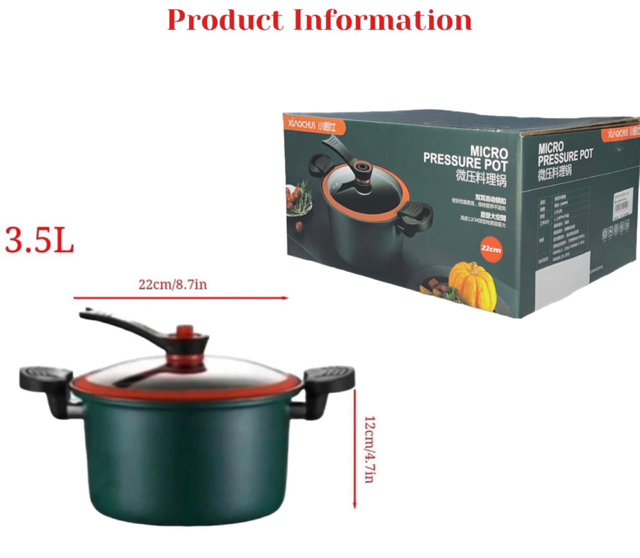 ZS - Micro Pressure Pot 22cm