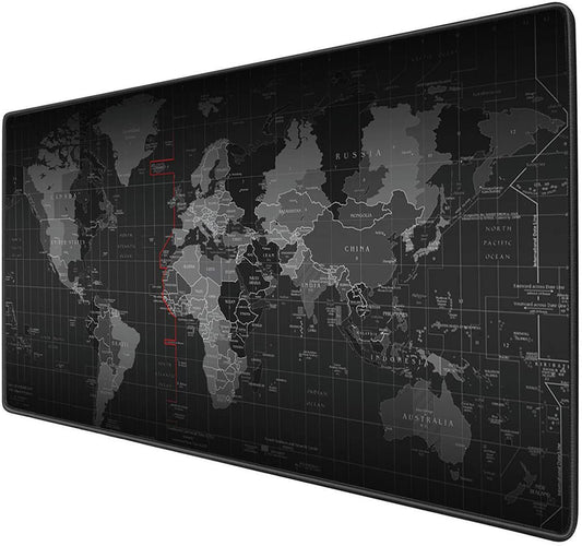 ZS - World Map Anti-Slip Extended Mouse Pad