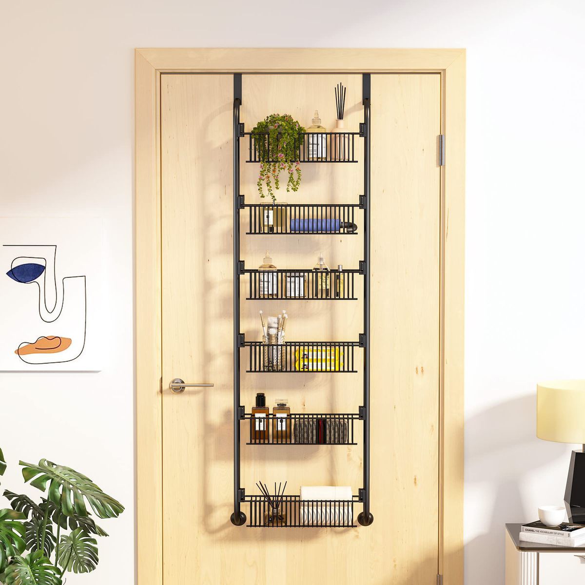 ZS - 6 Shelf - Door Hanging Organiser - Door
