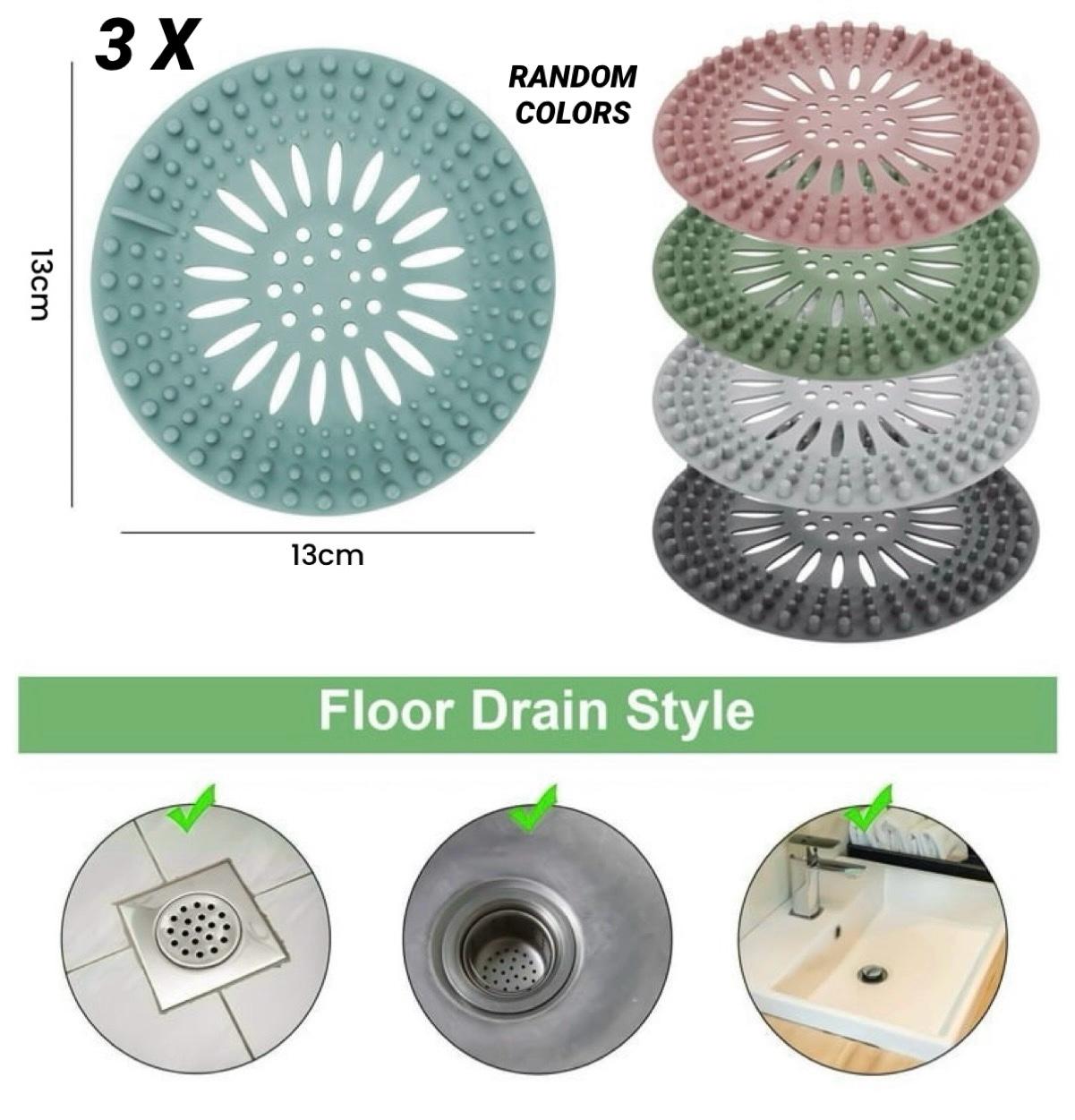 ZS - Silicone Drain Catcher 3pcs Pack
