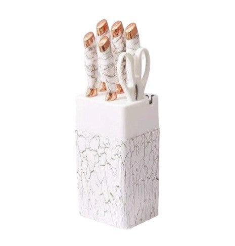ZS - All in one Pro 7pcs Knife Set with Sharpener