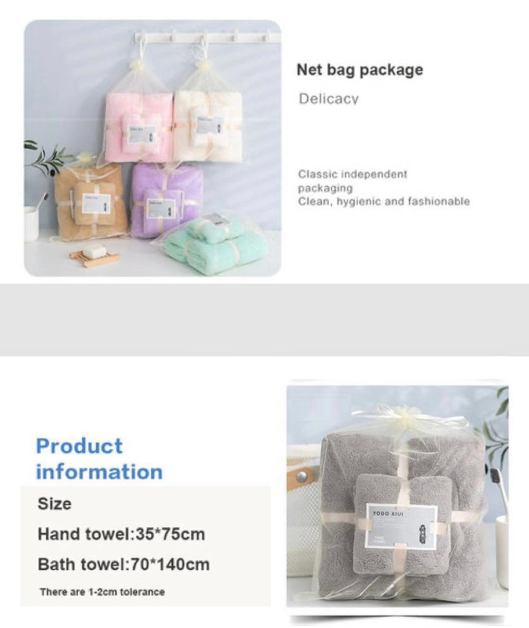 ZS - 2pcs Micro-Fiber Towel Set
