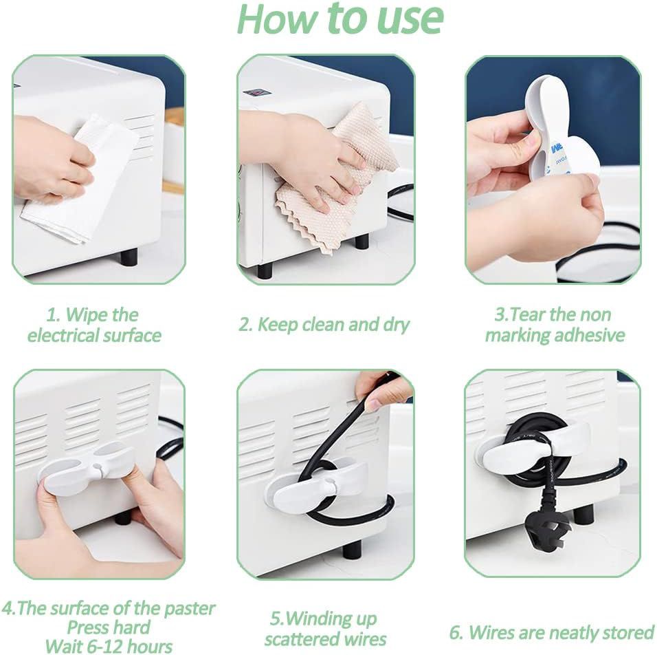 ZS - Cable Organiser for Kitchen Appliances pack of 6