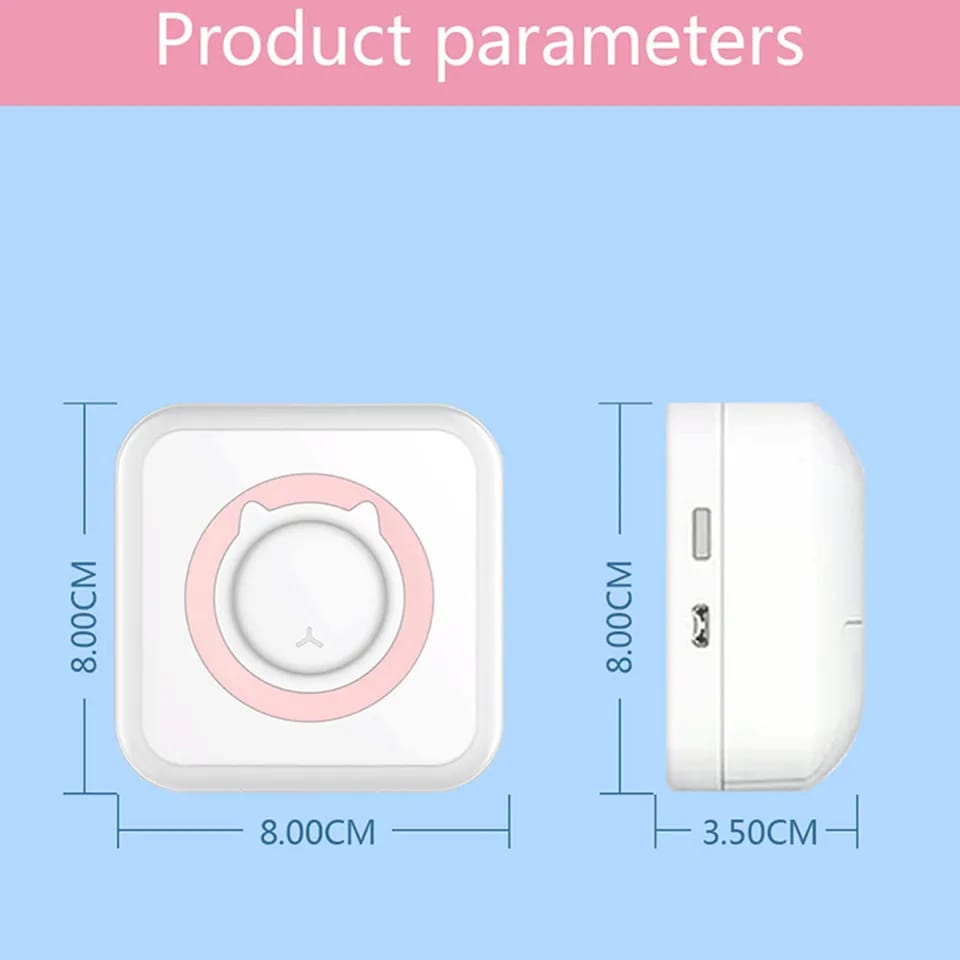 ZS - Wireless Mini Bluetooth Thermal Printer