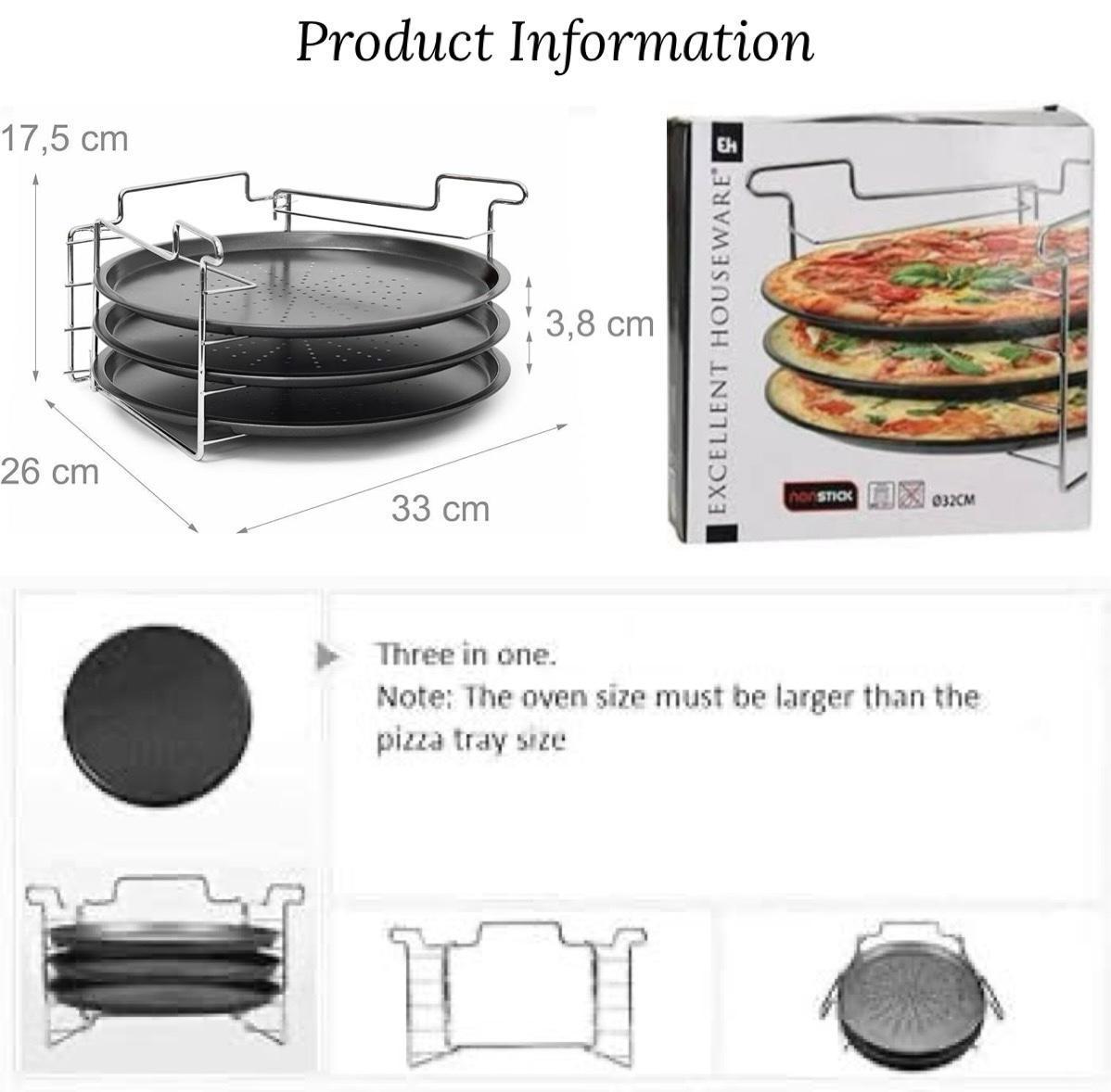 ZS - 3-Tier Pizza Crisper Pan
