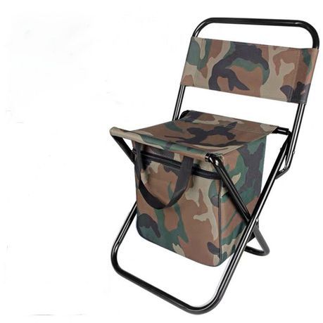 ZS - Foldable Camping & Fishing Chair with Storage