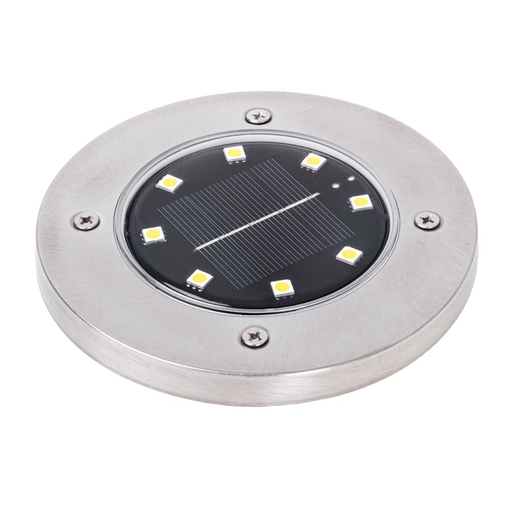 ZS - 4PCS Solar Powered 8 LED Ground Light For Borders Driveway Pathways