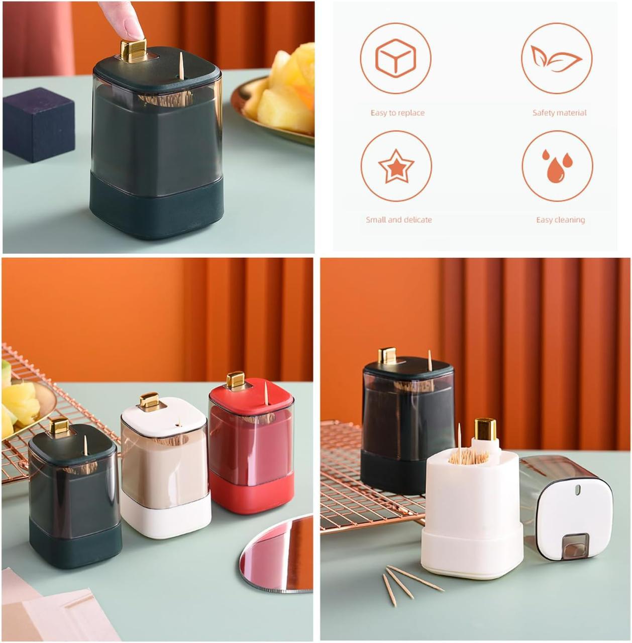 ZS - Automatic Toothpick Dispenser 2pcs Set