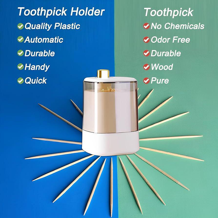 ZS - Automatic Toothpick Dispenser 2pcs Set