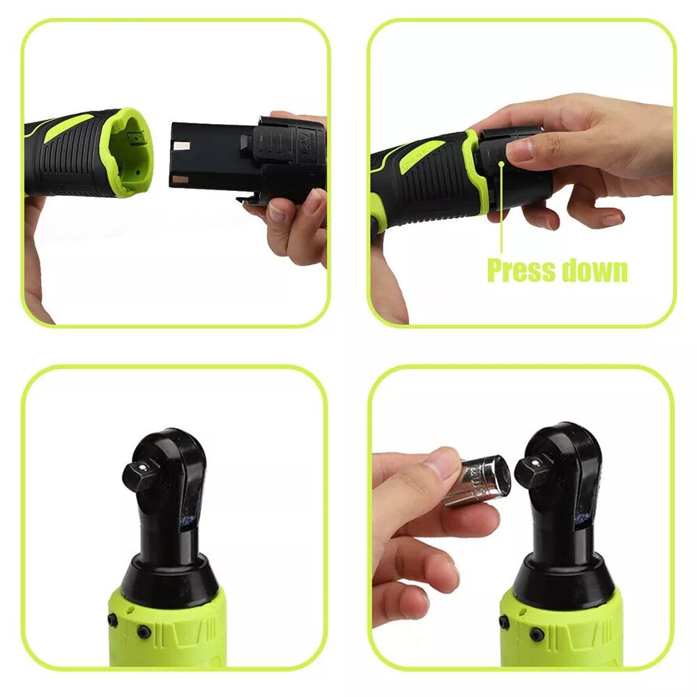 ZS - 12V Right Angle Ratchet Wrench Cordless