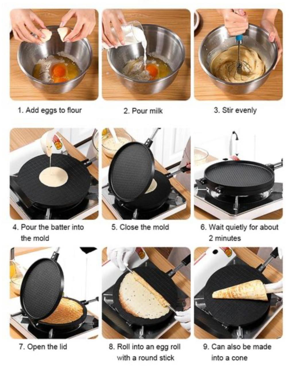ZS - Egg Roll Jaffle Maker