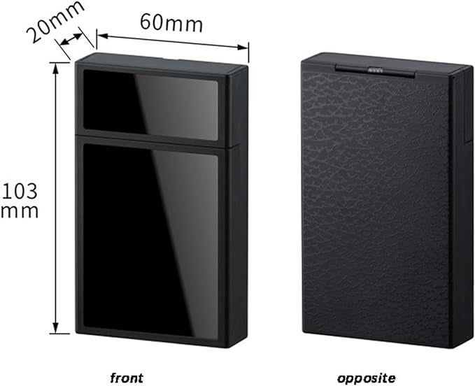 ZS - Cigarette Case with Built-in Rechargeable Lighter