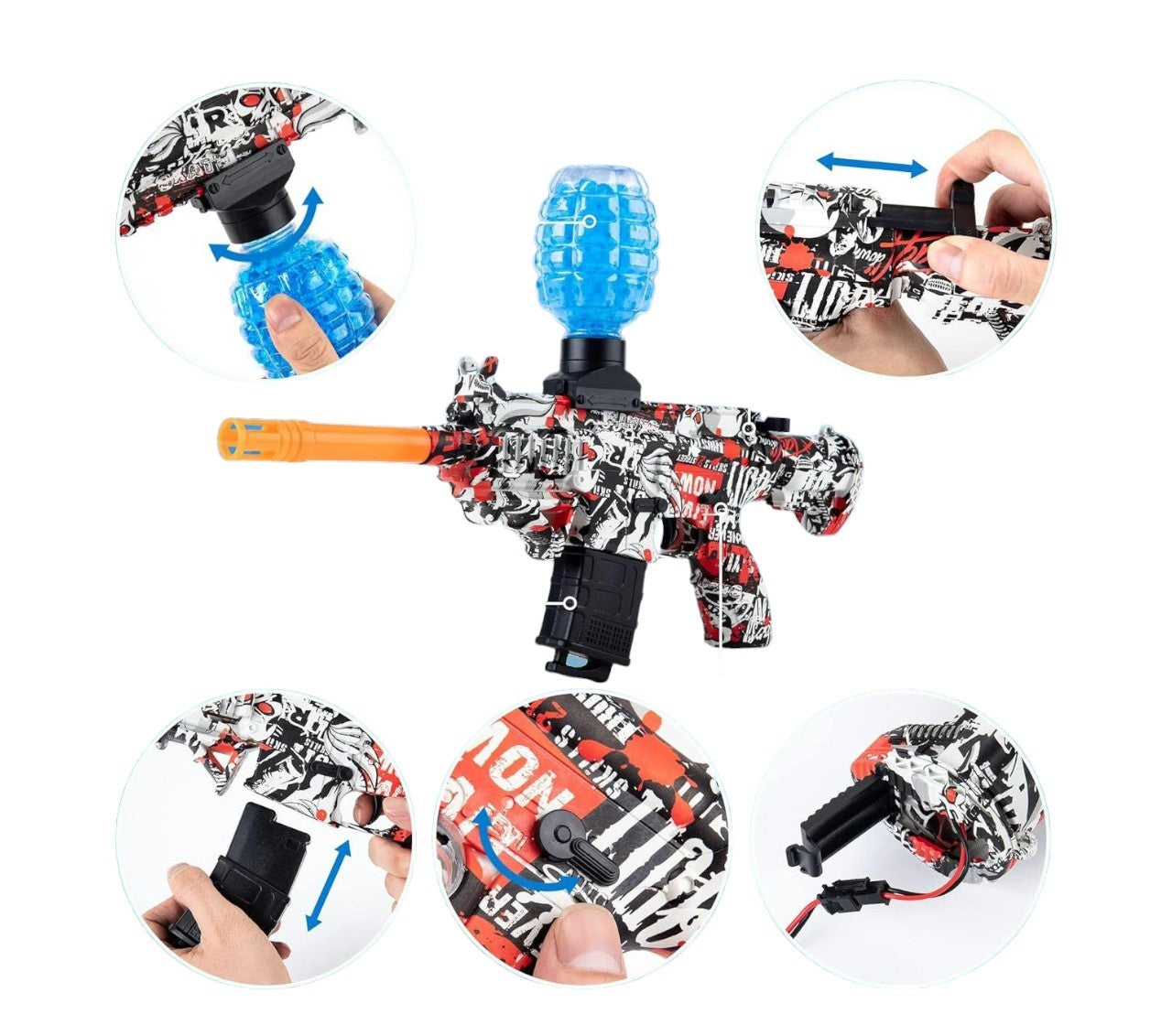 ZS - Combat Gun Gel Ball Blaster Rechargeable